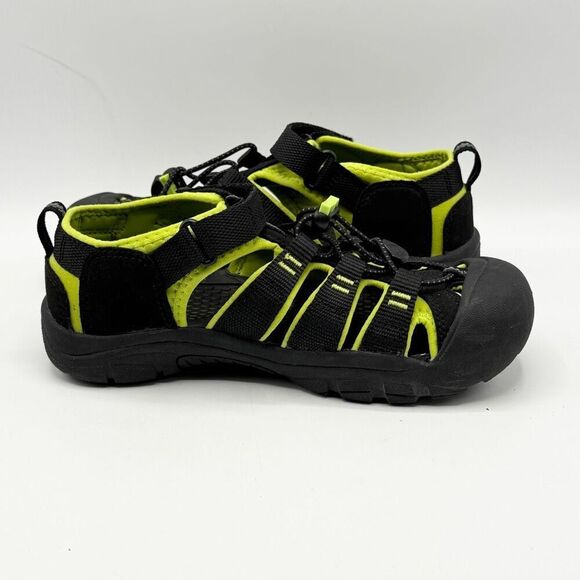 KEEN Newport II Lime Green Black Hiking Sandals - Big Kid US 4 / EU 36 - Picture 11 of 13